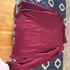 Women's Burgundy Sweater